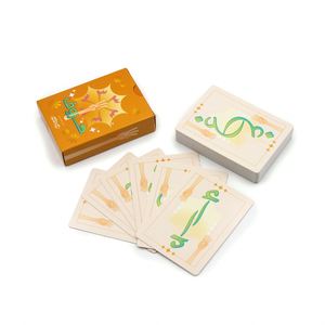Jeu <span class=keywords><strong>de</strong></span> <span class=keywords><strong>cartes</strong></span> personnalisé avec impression arabe, accessoires <span class=keywords><strong>de</strong></span> <span class=keywords><strong>solitaire</strong></span> gratuits, tapis <span class=keywords><strong>de</strong></span> jeu pour enfants avec minuteur - Product Image 4