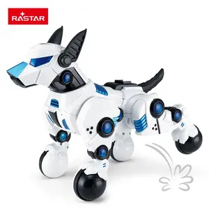 Rastar Own Brand New Electronic Robot Dog Toy Plastic Window Box Unisex 8+ Years White/black 40.5*20*30.5 ABS Battery Operated *