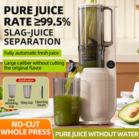 Grote capaciteit slowjuicer, automatische pulp-sap scheiding, koudgeperste fruit- en groente-extractor, draagbaar, makkelijk schoon te maken