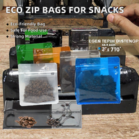 Sachets en feuille PET/BOPP triangulaires personnalisés avec impression en gravure, scellables, de qualité alimentaire pour lait, gâteaux, chewing-gum, sucre