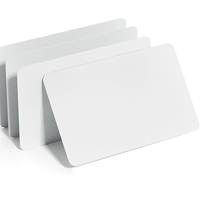 Carte PVC RFID personnalisée 13,56 MHz |   Carte intelligente NFC transparente en gros pour le contrôle d'accès |   Carte d'identité blanche imprimable avec logo