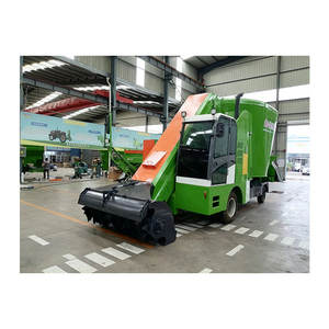 Nieuwe silagelader TMR-mengwagen zelfrijdende diervoedermenger en PTO-voerspreider mobiele veevoedermenger - Product Image 1