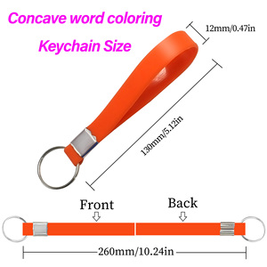 Personalizado 2D/3D Silicone/Borracha/<span class=keywords><strong>PVC</strong></span> Chaveiro-Soft Pulseira Chave Titular com Logotipo (OEM por atacado) - Product Image 4