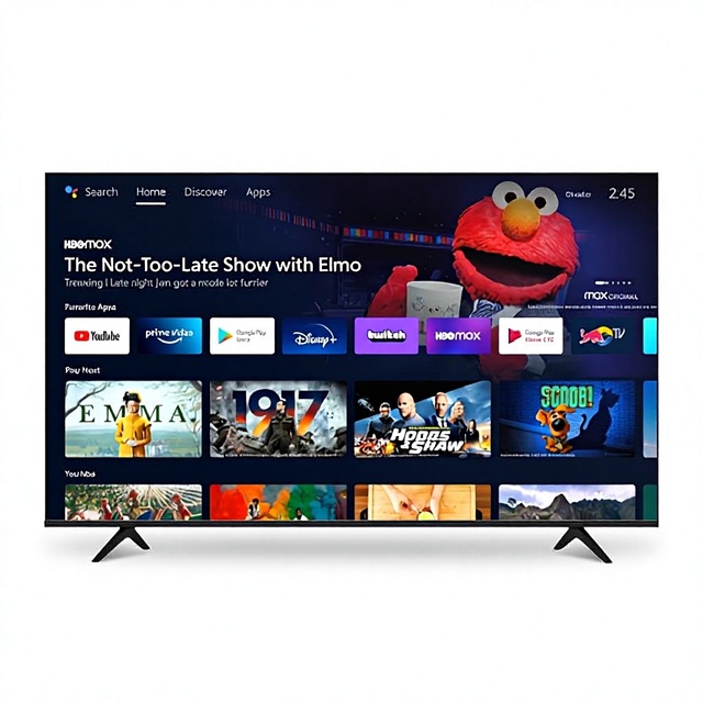 Central Asia 4K Smart TV 86+ Inch Black Cabinet China Origin 3840x2160 Resolution Export Custom