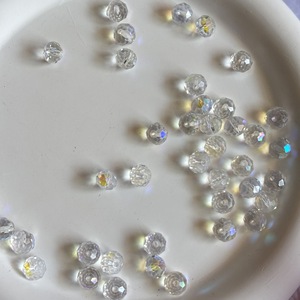 Perles d'agate plates de 8 mm, cristal, accessoires de bijoux en vrac pour <span class=keywords><strong>bracelet</strong></span>, collier, chaîne de télé<span class=keywords><strong>phone</strong></span> portable, pendentif - traité thermiquement - Product Image 4
