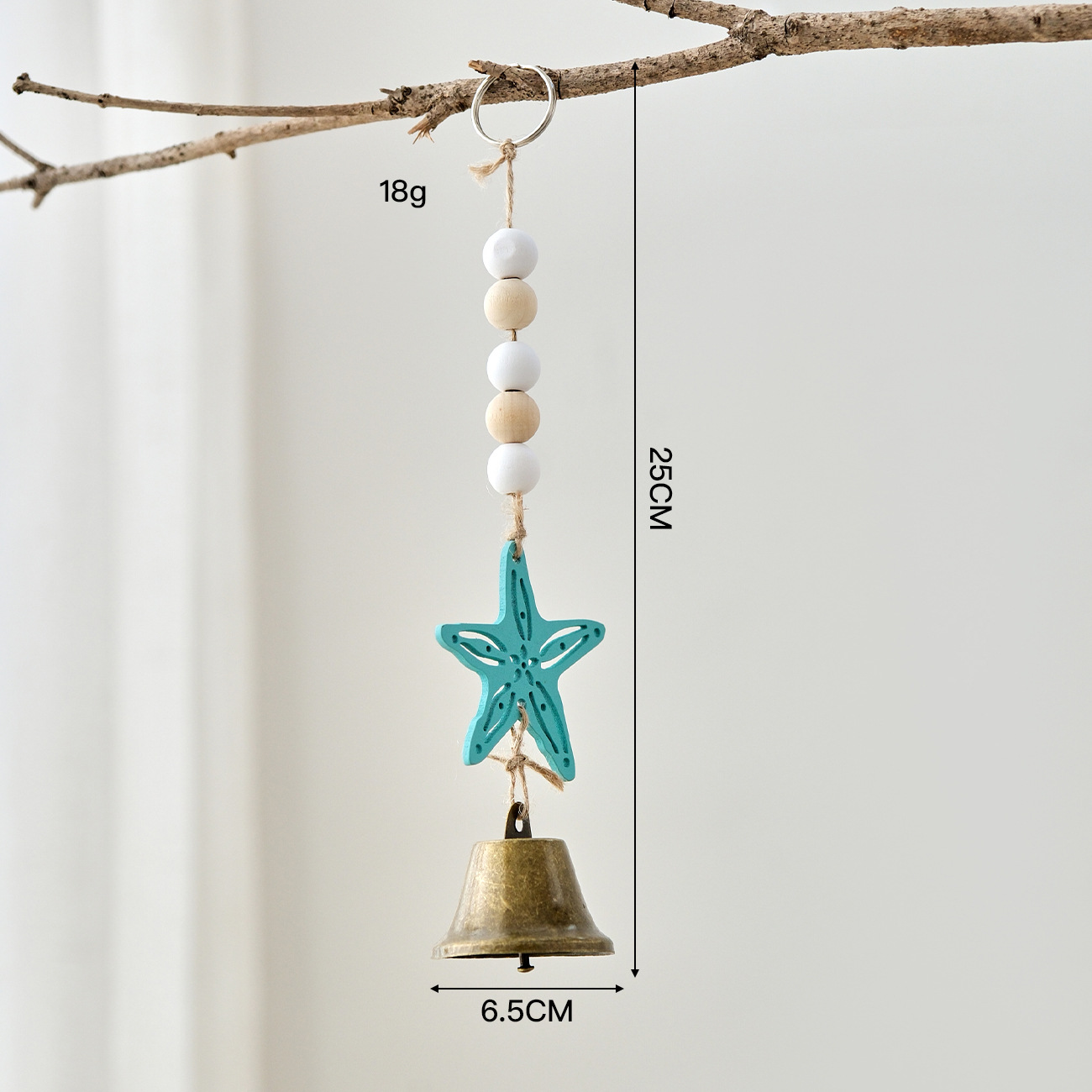 Light blue starfish bell