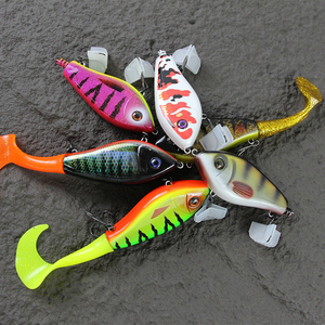 Leurre de pêche Selco Hot Sale Swim Tail Jerkbait pour brochet et poissons prédateurs - Product Image 1