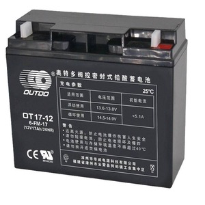 Outdo Ot17 12 12V 17Ah แบตเตอรี่ VRLA สำหรับระบบรักษาความปลอดภัย - Product Image 2