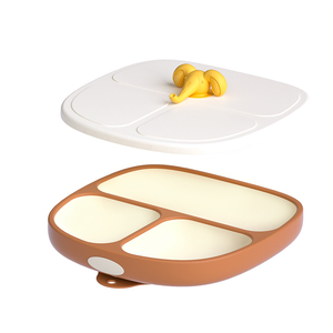 Tazón de silicona de 350ml sin BPA OEM /ODM con tapa, plato de gel de sílice de grado alimenticio para bebés y niños, seguro para la alimentación diaria - Product Image 5