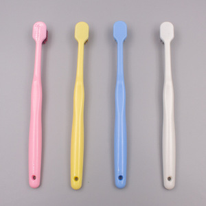 Brosses à dents personnalisées colorées, tête de brosse large, brosse à dents manuelle de haute qualité pour adultes, OEM JSM22412 - Product Image 3