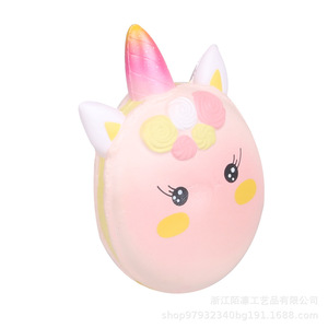 Juguete Antiestrés de Espuma de PU con Forma de Unicornio, Diseño de Dibujos Animados, Accesorio Decorativo para Mesa - Product Image 2