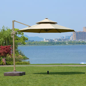 Banane Parapluie Extérieur En Aluminium Coupe-Vent Romain Cantilever <span class=keywords><strong>Parasol</strong></span> <span class=keywords><strong>pour</strong></span> Jardin Restaurant Patio Direct Usine Fourniture - Product Image 2