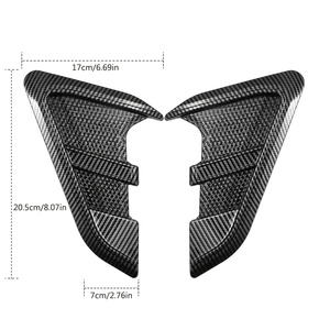 <b>Car</b> Side air Outlet Cover Intake Grille Decoration Mudguard Side Wing Vent Sticker TPU Material Suitable for Universal Type - Product Image 2