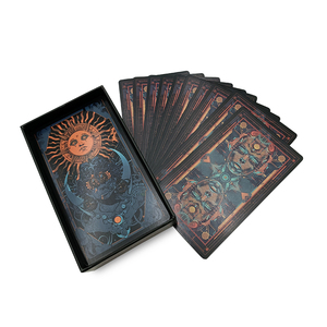Naipes de <span class=keywords><strong>Tarot</strong></span> de impresión personalizada de alta calidad Exquisita expresión artística para reuniones sociales al por mayor - Product Image 4