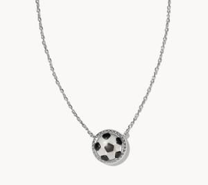 Collier pendentif trèfle en nacre plaqué or avec détails de perles dorées - Bijou porte-bonheur personnalisable pour <span class=keywords><strong>femme</strong></span> - Product Image 4