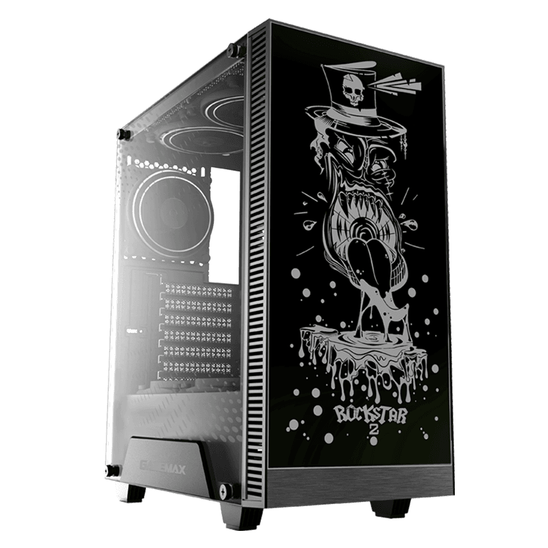 ゲーミングPCケース HESTART RGBファン付き 中古品（2025年最新