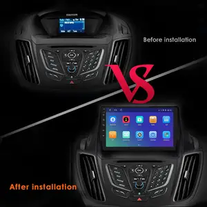 Lettore Dvd dell'automobile di androide 10 per la fuga di Ford Kuga 2013-2017 Multimedia Stereo dell'autoradio di BT WiFi GPS