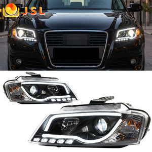 Ensemble de phares JSL pour <span class=keywords><strong>Audi</strong></span> <span class=keywords><strong>A3</strong></span> modèle 08-12, lumière LED modifiée, guide de lumière diurne, lentille bi-xénon, phare xénon - Product Image 1