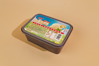 Crème glacée fruitée de luxe légère, sans gras trans, à base de lait pur, saveur chocolat, 600g, format familial