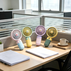 Custom Logo Available Rechargeable USB Powered Outdoor Travel <b>Pocket</b> Cooling Fan Customizable Mini Handheld Fan - Product Image 2