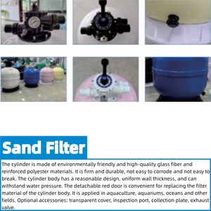 Bộ lọc cát Hồ bơi bằng sợi thủy tinh nặng-Loại bỏ các mảnh vụn hiệu quả lâu dài cho Các hồ bơi trên mặt đất/trên mặt đất - Product Image 6