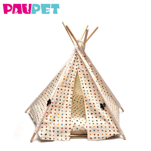 Extérieur Pliable Design <span class=keywords><strong>De</strong></span> Mode Coton <span class=keywords><strong>Toile</strong></span> Tissu Animaux Fournitures Chaud Doux Portable <span class=keywords><strong>Tipi</strong></span> <span class=keywords><strong>Lit</strong></span> Pour Animaux <span class=keywords><strong>De</strong></span> Compagnie Tentes Maisons - Product Image 6