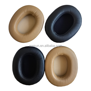 Coussinets d'oreille de remplacement en cuir de protéine Offre Spéciale coussins oreillettes pour MEZE 99 classiques pièces de réparation de casque M99C-WG - Product Image 3