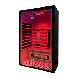 Nouvelle Arrivée 2026 : Sauna à Chauffage au Carbone en Bois de Pruche pour Deux Personnes, Idéal pour Spa à Domicile et Relaxation Personnelle - Product Image 2