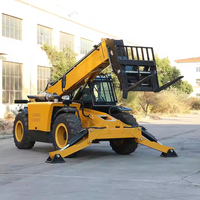 Chariot télescopique haute performance TH1440 4 tonnes, hauteur de levage maximale 14 m, pour opérations de construction et d'entreposage à charge lourde