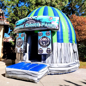 Commercial grade outdoor pvc bounce house <b>inflatable</b> disco party dome bouncy castle for kids - Product Image 1