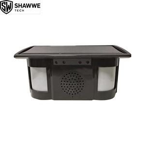 Détecteur d'alarme vocal sans fil solaire 433 MHz étanche IP65, immunisé aux animaux domestiques avec télécommande - Product Image 1
