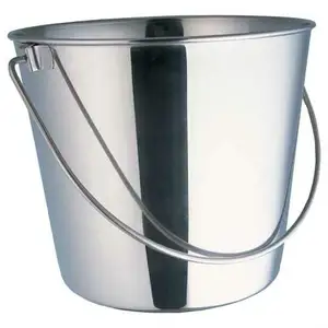 Factory Customized Outdoor Beach Ice Aluminium Metal Stainless Steel Brass Bucket Water Storage Bucket Mini Cup