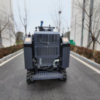 Mini-chargeuse compacte YGZG Chine, à essence, 4x4, garantie 1 an, petit rayon de braquage