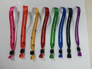 Bracelet en polyester écologique imprimé sur mesure sur le thème nautique pour concerts, événements, festivals et fêtes - Product Image 4