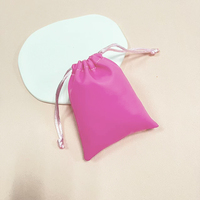 Pochette cadeau en cuir PU souple personnalisable ZXF 8*10 cm avec cordon de serrage pour le rangement des colliers
