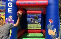 Ballon de Rugby gonflable commercial cible Double terrain de Football défi Football Football lancer jeu d'interception