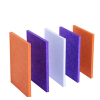 Matériaux insonorisants, panneaux acoustiques en PET, épaisseur 9 mm, feutre polyester ignifuge, panneaux acoustiques insonorisants