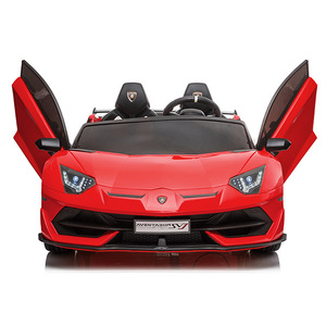 Voiture à pédales pour bébé <span class=keywords><strong>Lamborghini</strong></span> sous licence, voiture jouet avec phares, voitures électriques 24V pour enfants - Product Image 2
