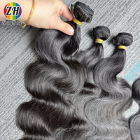 Extensiones de Cabello Humano Ondulado Grado 12A, Paquetes de Cabello Humano al por Mayor, Cabello Humano Virgen Malaíz 100% con Cutícula Alineada