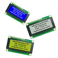 Modules d'affichage LCD COB STN/FSTN de petite taille 2004 caractères jaune vert bleu noir gris écran matriciel pour les usines