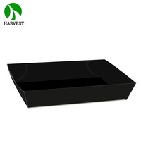 7x5 Zoll 8x5 Zoll Schwarze Kraft-Verpackungsbox aus Papier mit Transparentem Deckel