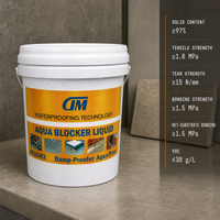 Peinture imperméable en silicone modifié gris monocouche pour toiture, sous-sol, piscine, réservoir d'eau, salle de bain