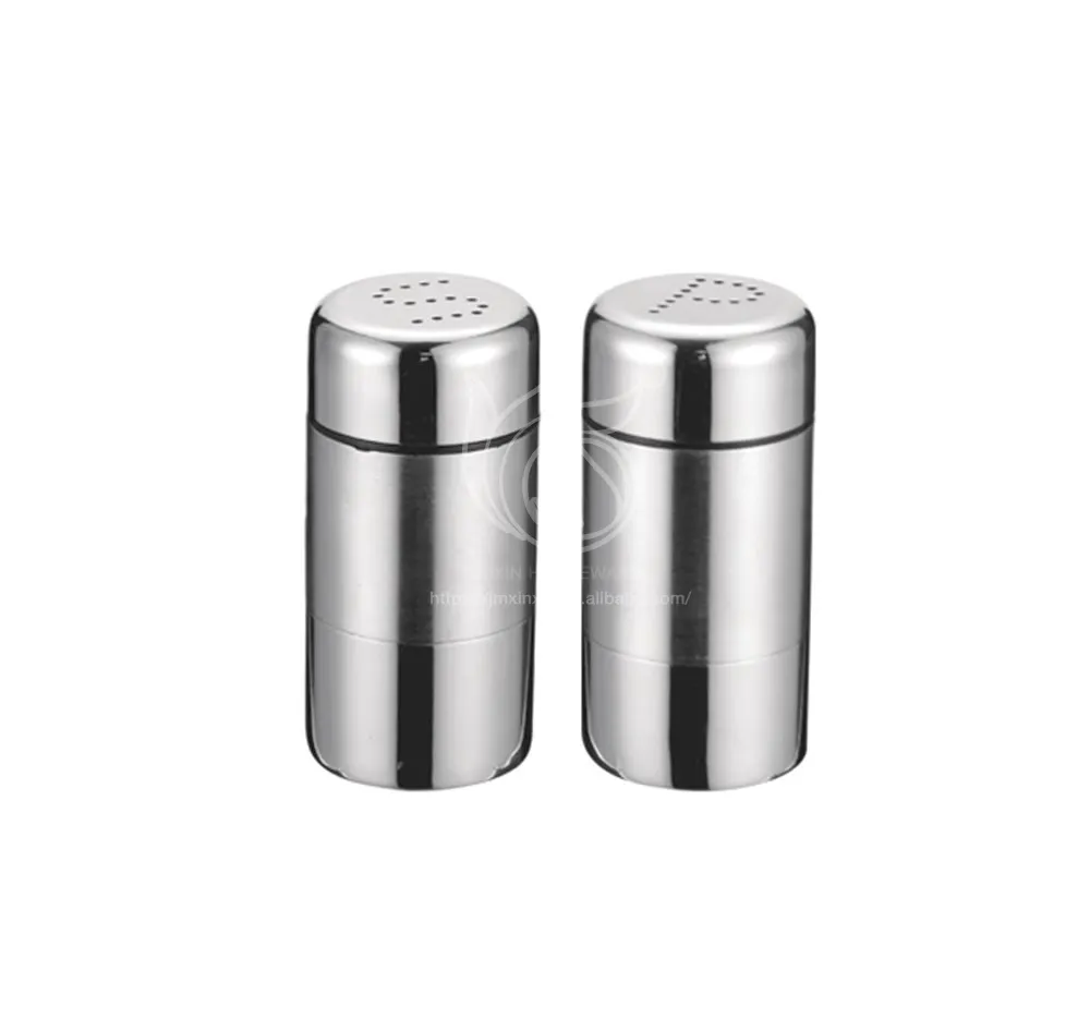 2 Pcs Stainless Steel Round Round Spice Metal Tin Box Seasoning Container Vanilla Tin Can For Home Kitchen Use