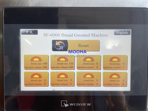 पीएलसी नियंत्रण रोटी टोस्ट क्रीम जाम भरने इंजेक्ट मशीन स्वचालित मक्खन क्रीम इंजेक्टर केक रोटी क्रॉइसेंट स्टफिंग फिलर - Product Image 6