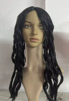Nouvelle perruque de cosplay anime en K-Silk/P-Silk à double trame machine, style Reggae Dirty Double Ponytail Twist, pour soirée dansante, tresses brunes