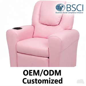 Offre Spéciale contemporain rose enfant fauteuil inclinable petit <span class=keywords><strong>lit</strong></span> extensible <span class=keywords><strong>en</strong></span> cuir PU fonction <span class=keywords><strong>de</strong></span> Massage <span class=keywords><strong>bois</strong></span> pour salon d'école à domicile - Product Image 1