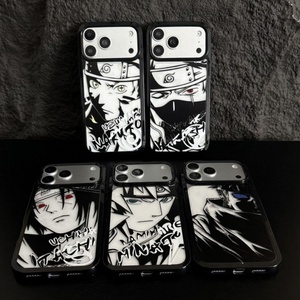 Fashion transparent UV print cartoon gojo jujutsu kaisen anime mobile phone <b>case</b> for <b>iPhone</b> 11 12 14 15 16 17 pro max - Product Image 1