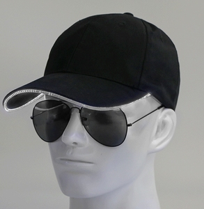 Unisex <span class=keywords><strong>LED</strong></span> Ánh Sáng Mũ Bóng Chày Sáng Sợi Quang Học Đỉnh <span class=keywords><strong>Cap</strong></span> Giai Đoạn Nhấp Nháy Hip-Hop Sáng <span class=keywords><strong>Glow</strong></span> Dark Thể Thao - Product Image 2