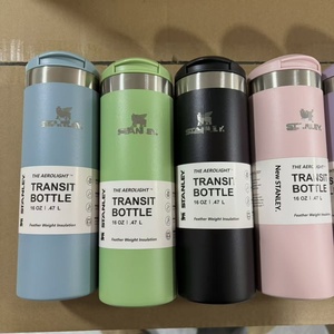 16oz Large Capacity 6-12 Hours Thermal Insulation 304 Stainless Steel Handle <b>Portable</b> <b>Vacuum</b> Car Cup Lid Outdoor Exercise - Product Image 3