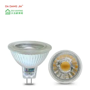 MR16 GU10 SMD COB dimmable 교체 50/60W 할로겐 5W 7W 유리 MR16 스포트 라이트 램프